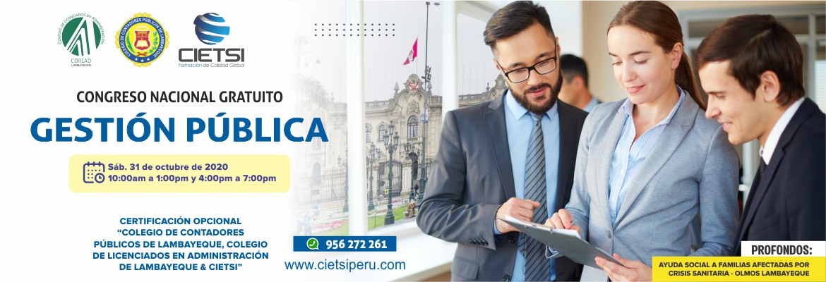 congreso nacional en gestiOn pUblica 2020