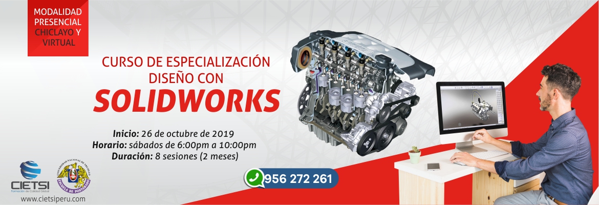 curso de especializaciOn dise  o con solidworks 2019 nuevo