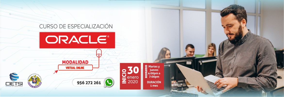 CURSO DE ESPECIALIZACIÓN ORACLE 2020 (NUEVO)