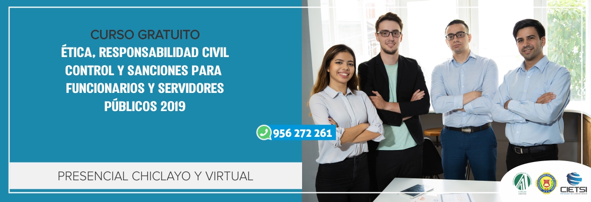 curso Etica responsabilidad civil control y sanciones para funcionarios y servidores pUblicos