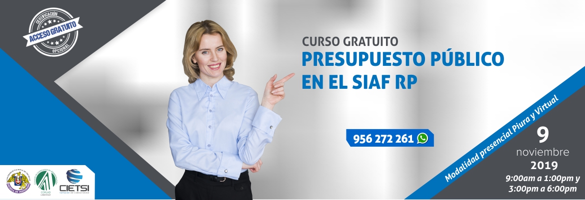 curso especializado presupuesto pUblico en el siaf rp