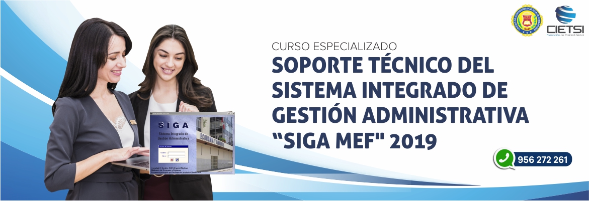 curso especializado soporte tEcnico siga mef 2019 nuevo