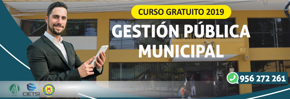 CURSO GESTIÓN PÚBLICA MUNICIPAL