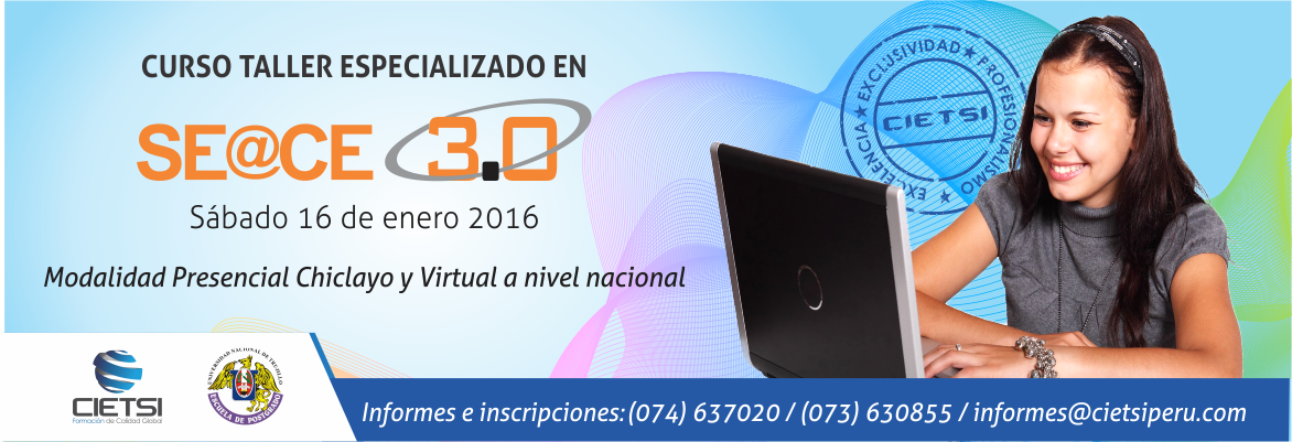 CURSO TALLER ESPECIALIZADO EN SEACE 3.0