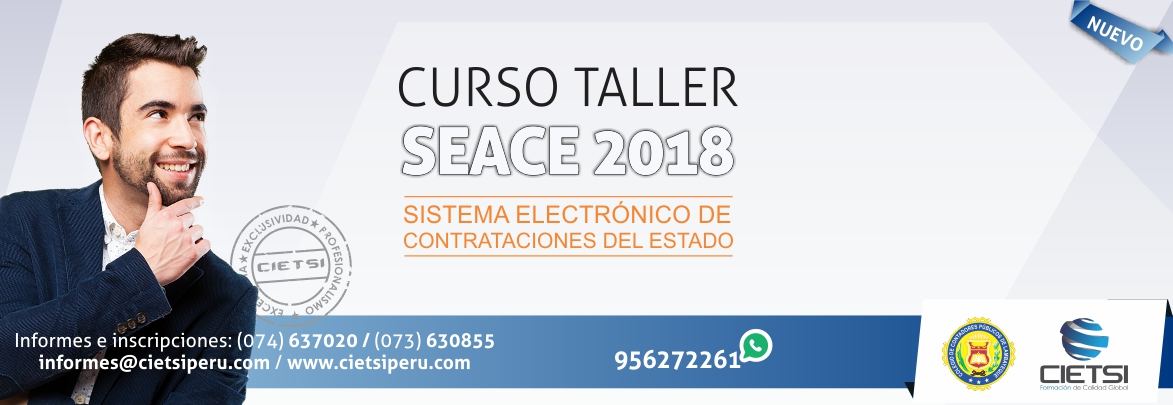 CURSO TALLER SEACE 2018