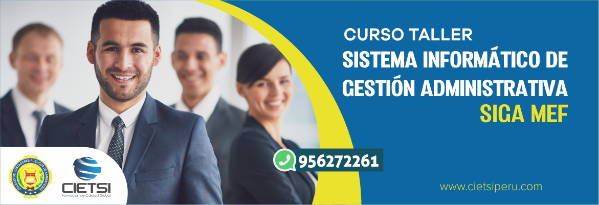 curso taller sistema informAtico de gestiOn administrativa siga mef 2019